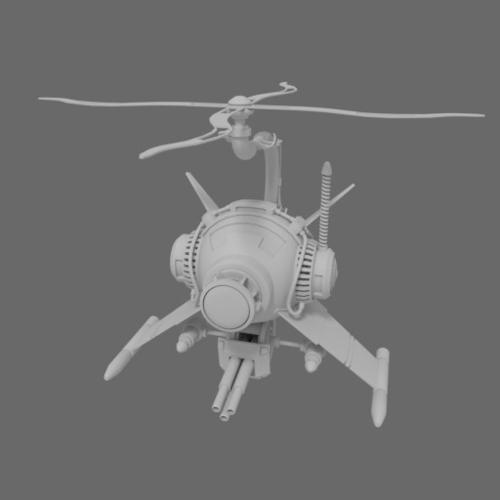 Steampunk Helicopter preview image